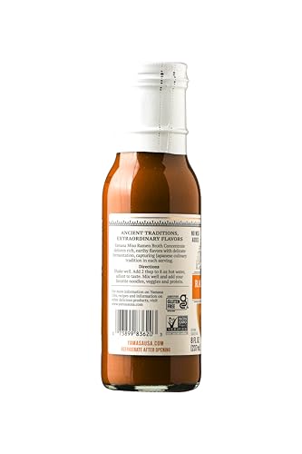 Image of Yamasa, Artisanal Miso Ramen Broth Concentrate, Serves 8 Bowls, Gluten Free, No MSG Added, Certified in the Japanese Tradition, 8oz