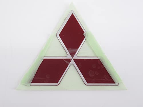 Genuine Mitsubishi OE Triple Diamond Emblem RED Front MB814979 3000GT 1991 1992 1993 1994 1995 1996 1997 1998