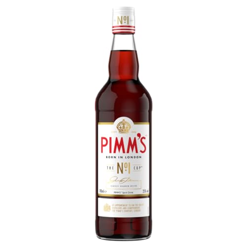 Pimm's The Original No. 1, Hervorragend, aromatischer Aperitíf, Ideal für erfrischende Mixgetränke oder im Pitcher, Gut geeignet für Cocktails und Longdrinks, 25% vol, 700ml Flasche |