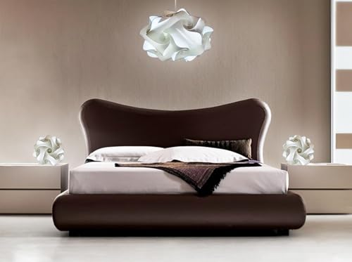 Bellissima Lampada a sospensione design vintage da soffitto UFO + coppia Lampade abatjour moderne comodini design scandinavo puzzle Luce notturna relax lettura Lampadina a LED