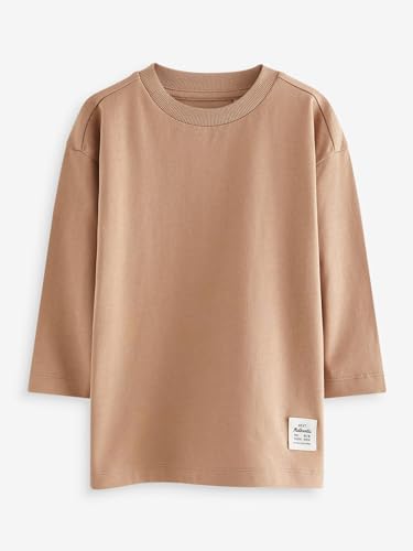 NEXT Niños Pack de 5 Camisetas de Manga Larga Lisas 100% algodón Multi 18 Meses