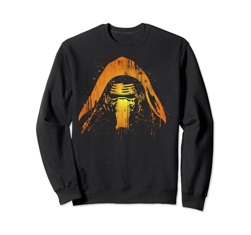 Sweat Star Wars Kylo Ren Lantern pull noir col rond pour homme et femme