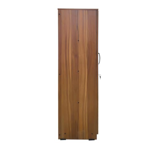 Image of Amazon Brand - Solimo Optima Engineered Wood 5ft 1 Door Wardrobe for Clothes | Storage Organizer | Storage Cabinet | Multipurpose Almirah for Bedroom - Leon Teak, 5ft