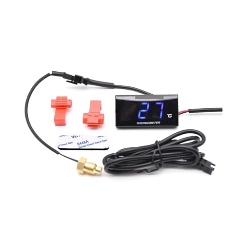 I[goC_bV{[hxv ԃI[goCxZT[ XMAX250 300 NMAX CB 400 CB500Xp(Blue LED Thermometer)