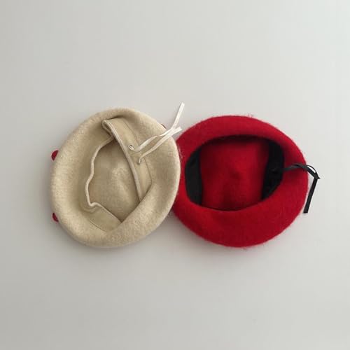 Lovely Mushroom Dome Hat for Parent Kids Fashion Autumn Winter Travel Hat for Daily Wear French Chapeau Artist Dome Mushroom3