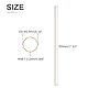 DTGN 2.5mm x 0.2mm x 300mm(ADxWand TxL) Messing Rohr - 2Pack - Gut für Maschine Ausrüstung Basteln Dekorativ Rahmen - Rund Metall Schläuche