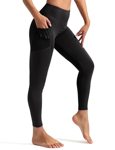 Image of Venzina High Waist Tummy Control Yoga Pants for Women - Super Soft Squat Proof Leggings with 4- Way Stretch for Gym, Running, Yoga & Daily Casual Wear