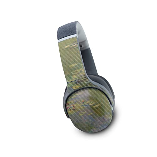 Image of MightySkins Carbon Fiber Skin Compatible with Skullcandy Crusher Evo Wireless - Water Lilies | Protective, Durable Textured Carbon Fiber Finish | Easy to Apply | Made in The USA