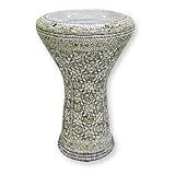 Fácil de usar Gawaret El Fan DRM-102 - Darbuka, color madreperla