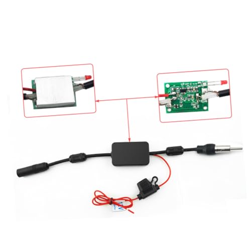 Antena de coche SHINEOFI resistente con recepción optimizada de señal de radio FM 2