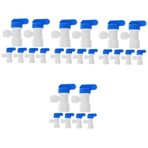 Vannes à bille à haut débit iplusmile pour système d'irrigation et purificateur d'eau 24 pcs