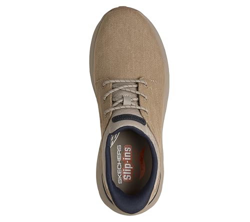 Image of Skechers Men's USA Arch Fit Maverick - Wolfe Round Toe Canvas Bungee Lace Slip-Ins