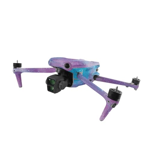 Image of MightySkins Glossy Glitter Skin Compatible with DJI Air 3 - Cotton Candy Sky | Protective, Durable High-Gloss Glitter Finish | Easy to Apply