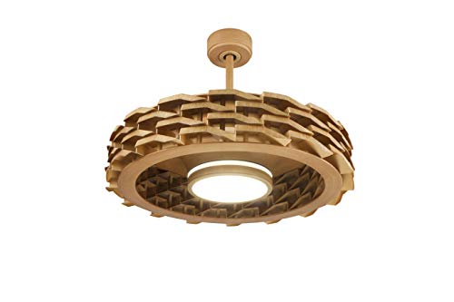 Todays Fans LUMIO Bladeless Ceiling Fan, 6 Speeds with Dimmable LED Light (28", Wood) Todays Fans LUMIO Bladeless Ceiling Fan, 6 Speeds with Dimmable LED Light (28", Wood)