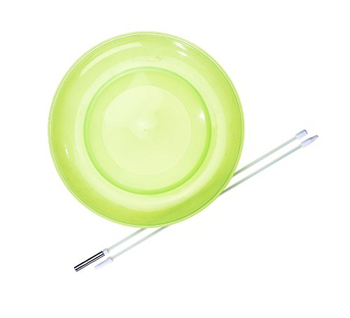 Eureka 515784 Acrobat Soft Spinning Plate with Hand Stick, Yellow