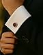 Pet-Jos Manschettenknöpfe Herren Holz Hirsch - manschettenknöpfe hochzeit Paar Manschettenknöpfe aus Natürlichem Holz