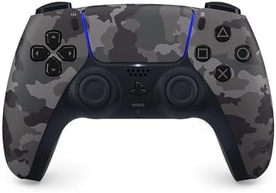 Controle Sem Fio Dualsense PlayStation 5 Cinza Camuflado