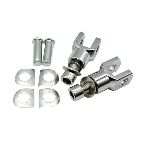 Plaque pied pédale moto antidérapante kit chape 39 mm pour stabilité Softail