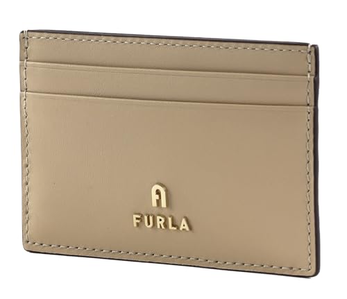 Furla Camelia Card Case S Grano, la maroquinerie fine en cuir grainé lumineux