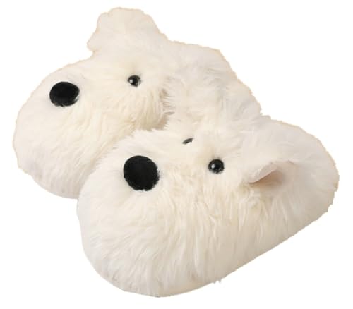 Niction Cute Slippers for Women Warm Comfortable Slip on fluffy Slippers Indoor and Outdoor Ladies Slippers Memory Foam House Shoes