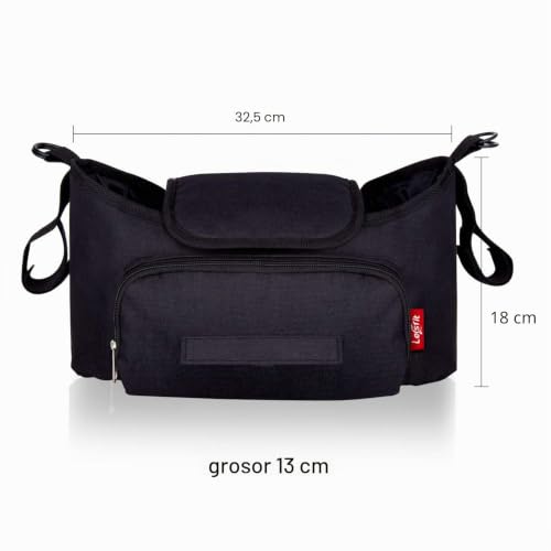 Miniatura 2 de Lesfit - Bolsa De Almacenamiento Para Cochecito De Bebé, Organizador De Cochecito, Color