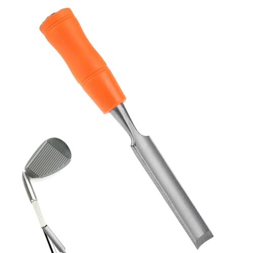 XIHIRCD Golf Grip Tape Remover Tool, Quick and Easy Graphite/Steel Shaft Tape Stripper Remover Golf Grip Repair Kits for Easily Cleaning and Repairing Golf Handle Grip Golf Gift Kit for Men (Orange)
