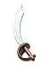 Gold Silver Plastic Arabian Sword