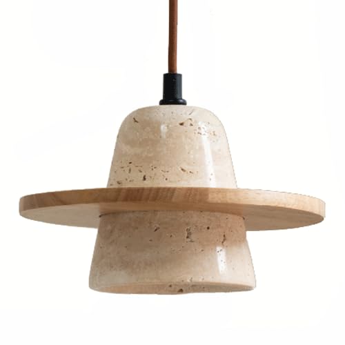 Lámpara colgante de mármol natural con casquillo E27 de diseño minimalista exclusivo