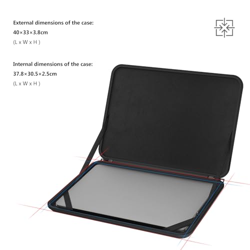 Image of Smatree 16 inch Laptop Sleeve Hard EVA Shell Case for Alienware x16 R1 Gaming Laptop 16inch, for Alienware m16 R1 Gaming Laptop 16inch Laptop caseiNot Fit with Alienware m16 R2 !i‰