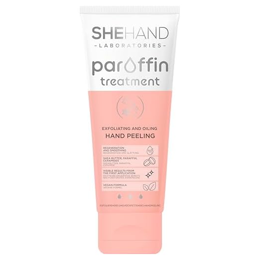 SHEHAND tratamiento de parafina pelado y engrasado de los callos, 75 g
