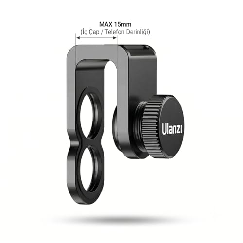 Image of ULANZI CL-003 75mm Macro Phone Camera Lens | 10X HD Macro Lens for Smartphones | 17mm Thread Mobile Lens with Universal Clip | Compatible with iPhone, Samsung, Android for Close-Up Photography.