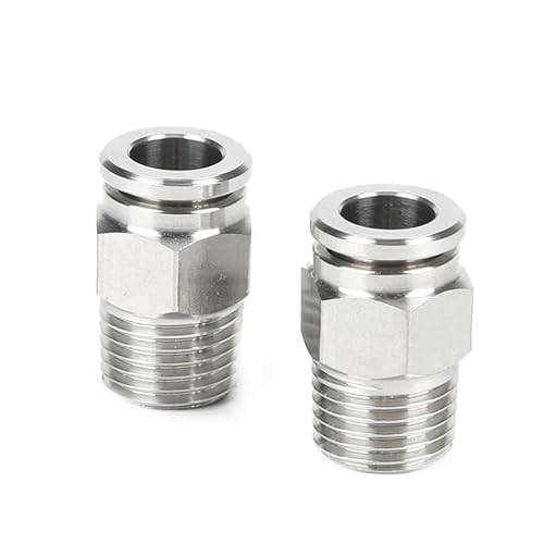 Conector neumático de acero inoxidable 304 PLF de 8mm alta resistencia 4