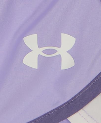 Image of Under Armour Girl's 2-piece Short Sleeve Tee and Shorts Set, Lightweight and Comfortable