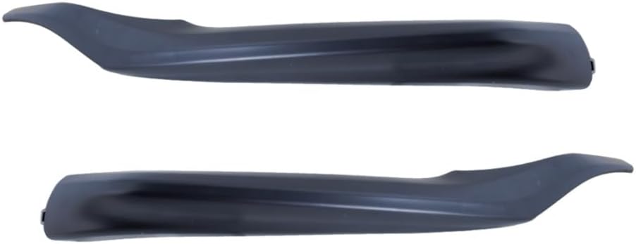For Toyota Camry 2021 2022 2023 2024 Bumper Cover Molding Driver And Passenger Side | Pair | Front | Lower | Plastic | Matte Black Texture | For SE Models | TO1046113, TO1047113 | 191275789155, 191275