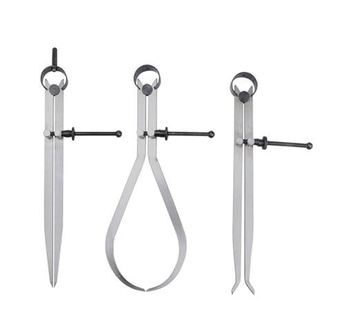 Calibrador mecánico 8 pulgadas CAARLA set 3 piezas miniatura 1
