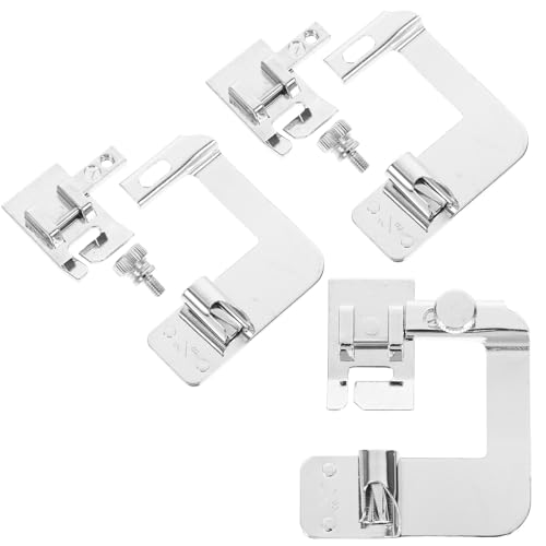 Set 3 Piezas Prensatelas Multifuncional de Metal para Máquina de Coser