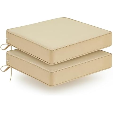 WEOAVRY Waterproof Outdoor Chair Cushions Cover