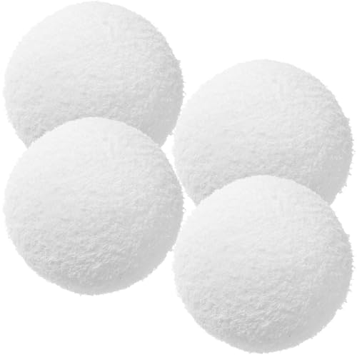 SEWACC Bolas de Esponja Filtrantes para Piscina 4 Unidades 75 CM Reutilizables Lavables para Filtro Depuradora Piscina Accesorios para Limpieza de Acuarios y Spas