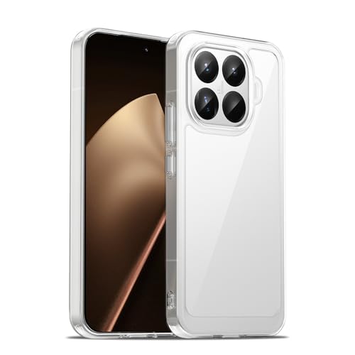 Image of Case for Xiaomi 15T Pro 5G, Military Grade Drop Protection Phone Case, Yellowing Resistant, Anti-Scratch Hard PC Back, Shockproof Hard Ultra-Thin Protective Cover, Clear
