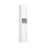 SoBuy-Armario-para-bano-Alto-Mueble-Columna-de-bano-estanterias-de-bano-2-Puertas-y-1-cajon-FRG236-WES-White