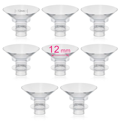 Insertos de brida de 12 mm compatibles para extractores de leche miniatura 1