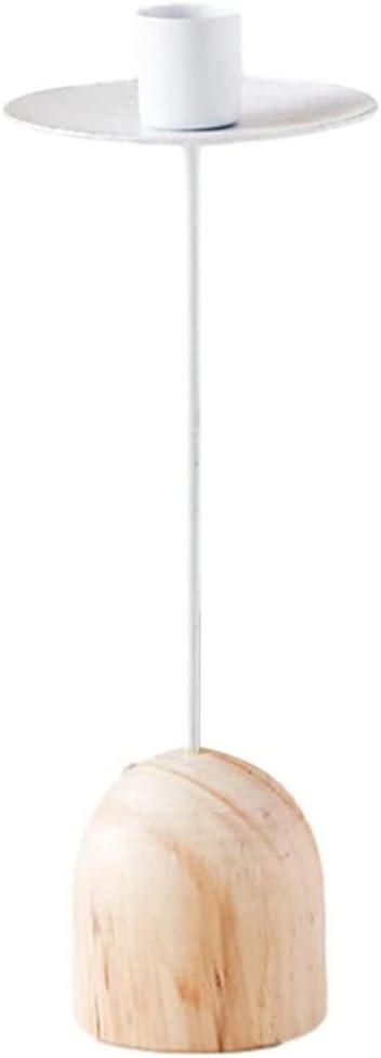 Single Candle Holder Candlestick Romantic Wedding Table Decor Circular Base