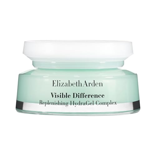 Elizabeth Arden Visible Difference, Gel Facial Hidratante, con Ácido Hialurónico y Vitamina E, para una Hidratación Intensa, Suaviza y Aporta Uniformidad a la Piel, Textura Ligera 75 ml
