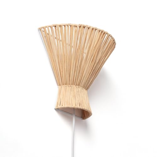 LEDKIA LIGHTING Aplique de Pared Rafia Wadeye Natural
