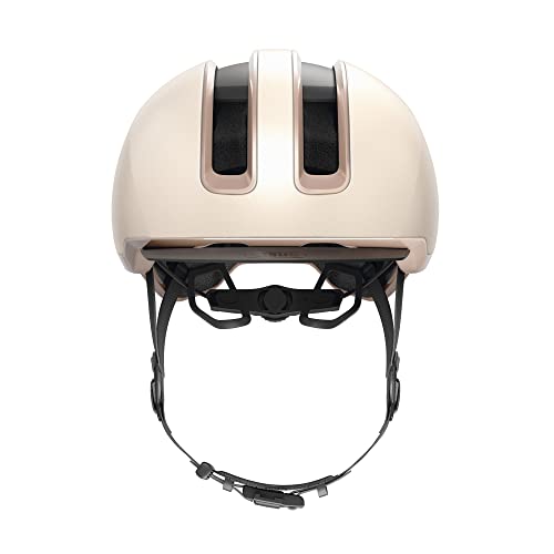 Casco de bicicleta con luz trasera LED magnética Abus HUD-Y y cierre rápido 2