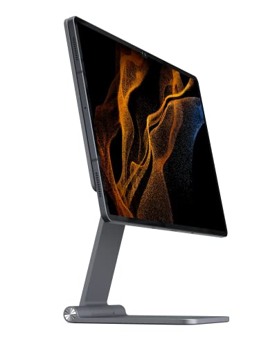 LULULOOK Soporte Magnético Plegable para Samsung Galaxy Tab S10/S9/S8 Ultra, Giratorio 360°, Soporte de aleación de Aluminio Compatible con Modelos de 14,6 Pulgadas (SM X926/SM X900/X906)