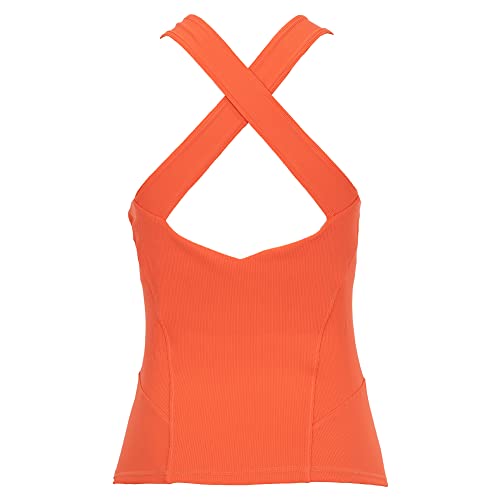 Fila Women`s Baseline Halter Tennis Tank White/White #TOP4
