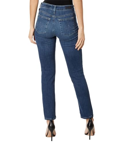 AG Women's Mari High Rise Slim Straight in Aura2