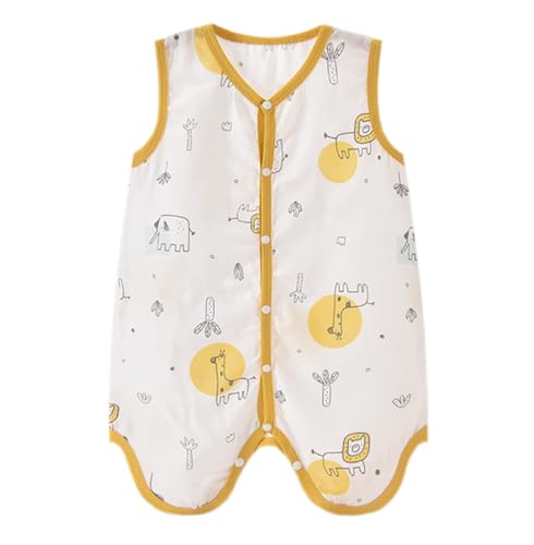 Supolian Saco de dormir de verano para niños de 6 a 48 m, manta portátil para bebés, cremallera de 2 vías, TOG 0.23, saco de dormir para niños de 11 colores (L (90-100 cm), bonita casa de mascotas)