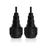 MFGZD Motorrad Sturzpads Sturzschutz Zubehör Für ZX-6R ZX10R R3 R25 MT09 MT03 MT01 FZ1 FZ6 FZ6R FZ8 MT-25 Z900SE XSR900 Tracer 9GT Tracer 900 CB1000R CB600F Sturzpads Rahmenschutz (110 Schwarz)